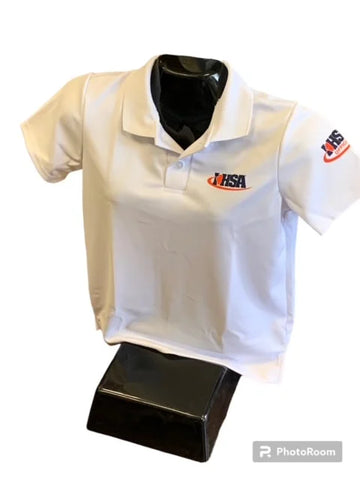 USA432IL- Smitty "Made in USA" - IHSA Women's Short Sleeve WHITE Volleyball