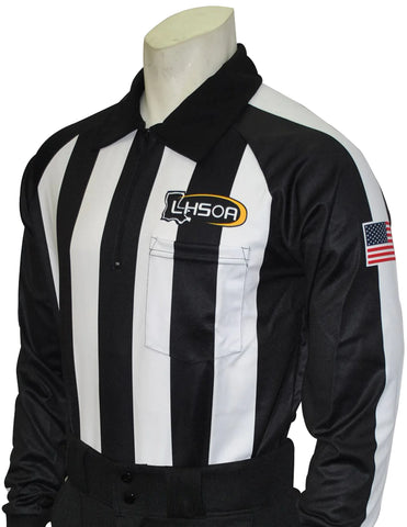 USA129LA-10322 - Smitty "Made in USA" - Dye Sub Louisiana Football COLD WEATHER Long Sleeve Shirt