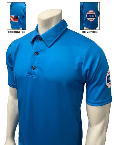 USA400KS-BB - 4166 - Smitty "Made in USA" - BRIGHT BLUE - Volleyball Men's Short Sleeve Shirt