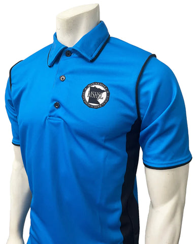 USA407MN-BB CLOSEOUT Smitty "Made in USA" - Volleyball Men's BRIGHT BLUE Short Sleeve Shirt