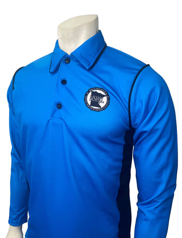 USA408MN BB -CLOSEOUT Smitty "Made in USA" - Swimming/Volleyball Men's Bright Blue Long Sleeve Shirt