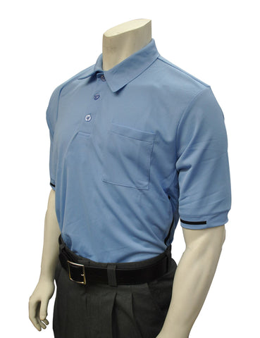 BBS311 - Smitty Major League Style Long Sleeve Shirt in Carolina Blue