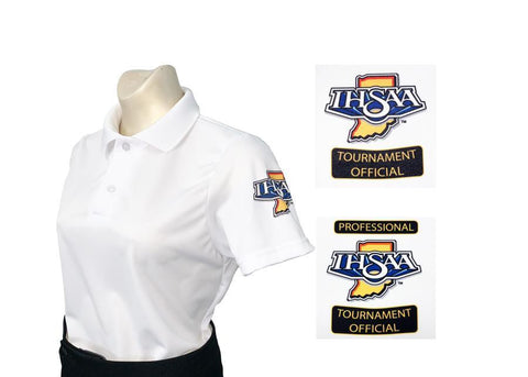 USA402IN - 4138 - Smitty "Made in USA" - IHSAA Women's Short Sleeve WHITE Volleyball and Swimming Shirt